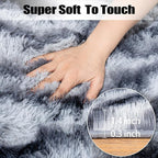 qulint Zebra Rug for Bedroom, 4x6 Fluffy Animal Rug for Living Room, Shaggy - Image 4