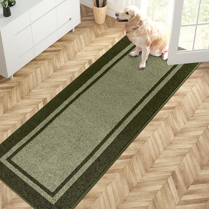 PURRUGS Dirt Trapping Door Mat 24" x 70", Non-Slip Machine Washable Entryway Rug by PURRUGS