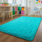 Andecor Soft Fluffy Bedroom Rugs, 4 x 6 Feet Indoor Shaggy Plush Area Rug - Image 2