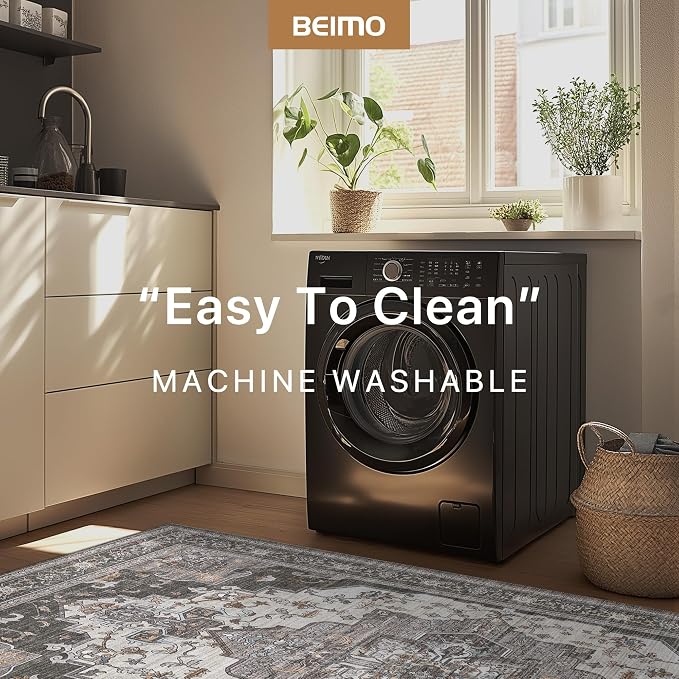BEIMO Area Rugs 5x7 for Living Room Bedroom, Modern Vintage Boho Machine - Image 4