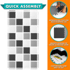ProSource Baby Play Mat, Soft Foam Floor Tiles - Image 6