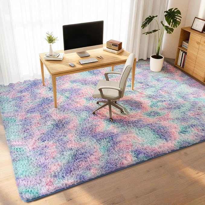 Litanika 9x12 Fluffy Shag Faux Fur Area Rug - Image 3