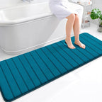 OLANLY Memory Foam Long Bathroom Rugs Runner 70x24, Super Soft Absorbent Bath by OLANLY
