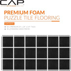 CAP Puzzle Exercise Mats | 3/4” Thick EVA Interlocking Foam Tiles - Image 2
