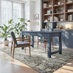 Toneed Abstract Area Rug Modern Washable Rug Soft Non Slip Rug Low Pile - Image 5