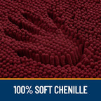 OLANLY Large Bathroom Rugs 59x35, Extra Soft Absorbent Chenille Bath Rugs - Image 3