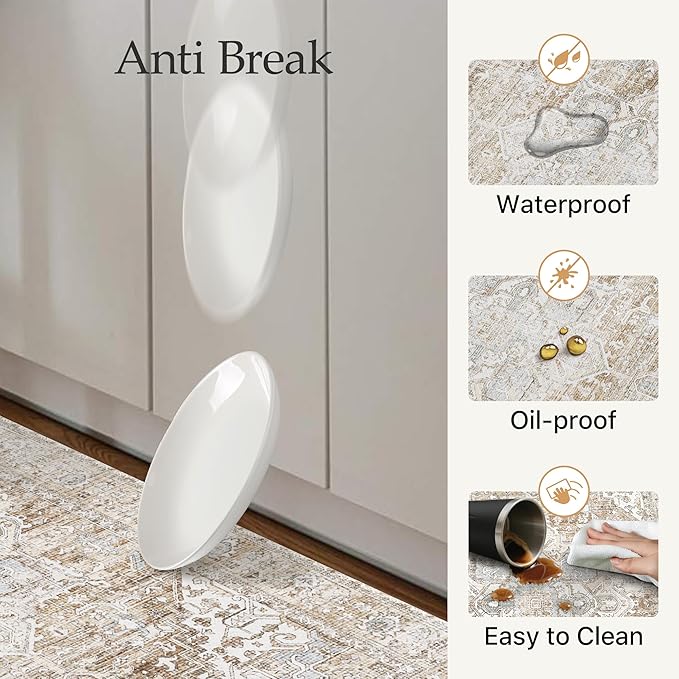 GENIMO Kitchen Mats for Floor, Waterproof Anti Fatigue Mat, Comfort Standing - Image 5
