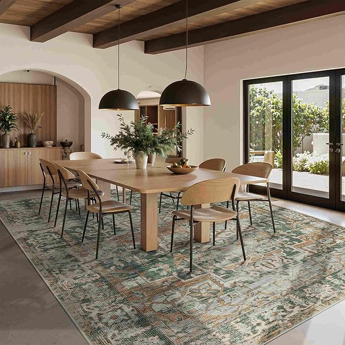 Rugxara 9x12 Area Rug for Living Room Bedroom, Extra Large Washable Rug - Image 4