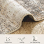 Lofus 4ft Area Rugs for Living Room, Soft Abstract Carpets for Bedroom Dining - Image 7