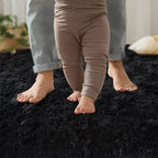 YJ.GWL Fluffy Runner Rug for Bedroom Living Room Soft Shag Rugs 2x6 Feet - Image 3