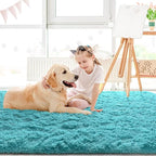 LOCHAS Ultra Soft Indoor Modern Area Rugs Fluffy Living Room Carpets - Image 4