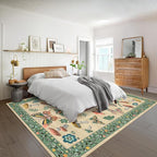 Mushroom 9x12 Rug for Living Room Non Slip Washable 9 X 12 Rug for Bedroom - Image 2