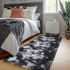 Amdrebio Black White Grey Runner Rugs 2x6 - Image 4