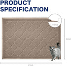 WePet Cat Litter Box Mat, Kitty Premium PVC Pad, Durable Trapping Rug, - Image 2