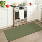 KOZYFLY Woven 2x5 Entry Runner Rug, Washable Runners - Image 2