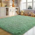 Mugorn Green Rugs for Living Room, 4x6 Feet Large Fluffy Area Rugs for Bedroom by MUGORN