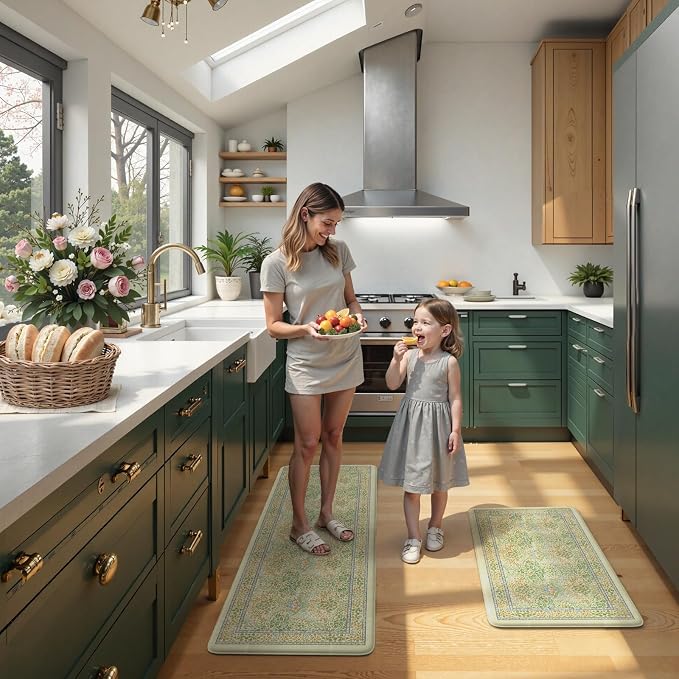 Collive Anti Fatigue Mats for Kitchen Floor, Waterproof Non Skid Kitchen Rugs - Image 7