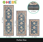 HEBE Boho Kitchen Rug Sets 3 Piece - Image 2