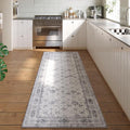 Rugcomf Runner Rug 2'6''x8' Hallway Washable Boho Soft Area Rug Non-Slip Faux by Rugcomf