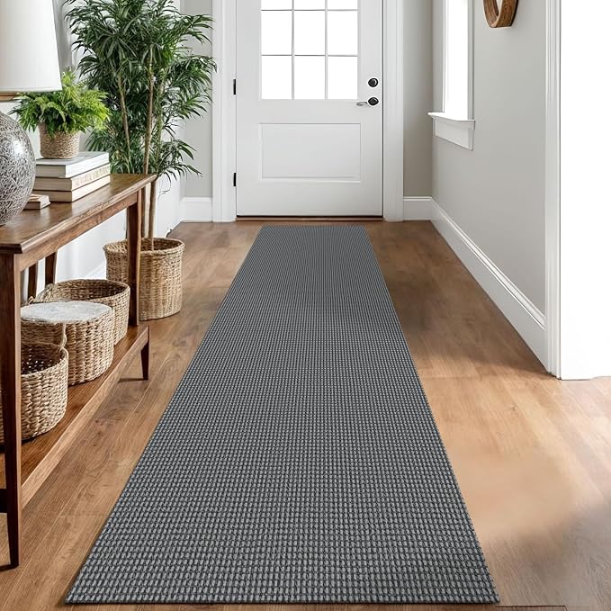 IOHOUZE Washable Runner Rug 2x10 Non Slip Rubber Backed Long Hallway Runner by iOhouze