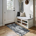 RELEANY Washable Area Rugs 2'x5' Non-Slip Modern Abstract Soft by RELEANY