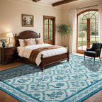 LIANLAM Checkered Rug 9x12 Area Rugs - Image 2
