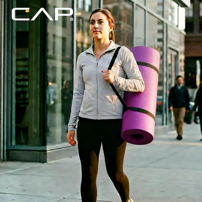 CAP Barbell 1-Inch High Density Exercise Yoga Mat - Image 7