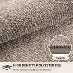 PURRUGS Dirt Trapping Door Mat Half Round 32" x 47", Non-Slip Machine Washable - Image 4