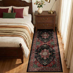 RELEANY Area Rugs Runner 2'x6' Washable Non-Slip, Floral Vintage Distress - Image 3