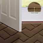 hicorfe Indoor Doormat, Front Back Door Mat TPR Backing Non Slip Mats 20"x32" - Image 4