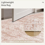 Soalmost 6x9 Area Rug for Living Room Washable Non-Slip Modern Rugs for Bedroom - Image 7