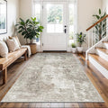 4x8 Washable Area Rug – Non-Slip Rubber Backed Indoor Rug by ZHXXUJ