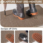Indoor Door Mat 36x60 Dirt Resistant and Absorbent, Non-Slip Rubber Backing - Image 3