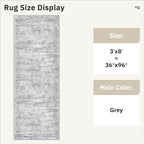 Soalmost Runner Rug 3x8 Washable Non-Slip Hallway Runner Rugs - Image 5
