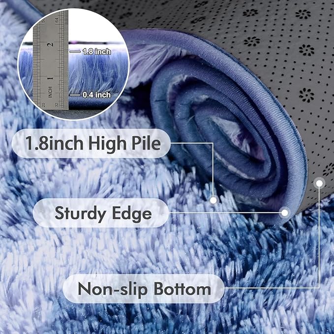 6x9 Ft Large Shag Rugs for Living Room Decor, Ultra Soft Fluffy Furry Area Rugs - Image 6
