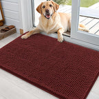 OLANLY Dog Door Mat for Muddy Paws 36x24, Absorbs Moisture and Dirt, Absorbent by OLANLY