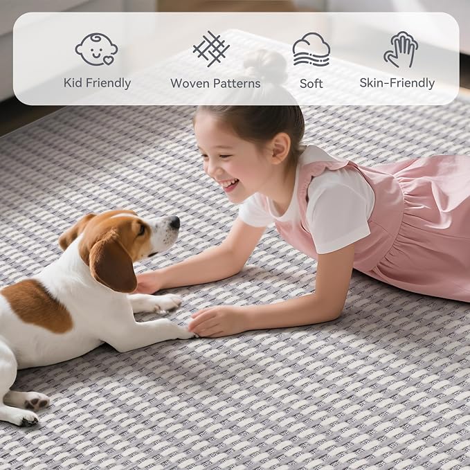 YDKGL 2x6 ft Kitchen Runner Rug Mat Non Slip Boho Woven Hallway Runner Washable - Image 4
