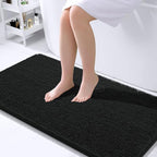 OLANLY Large Bathroom Rugs 45x27, Extra Soft Absorbent Chenille Bath Rugs by OLANLY