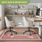 48"x60" Office Chair Mat for Hardwood Tile Floor, Under Desk Carpet Protector - Image 4