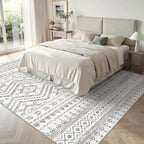 Miukiki 7x9 Area Rug for Living Room Moroccan Washable Rugs Non Slip Indoor - Image 9