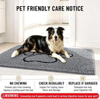 Smiry Dog Door Mat for Muddy Paws, Absorbent Dirt Trapper Non Slip Quick Dry - Image 7
