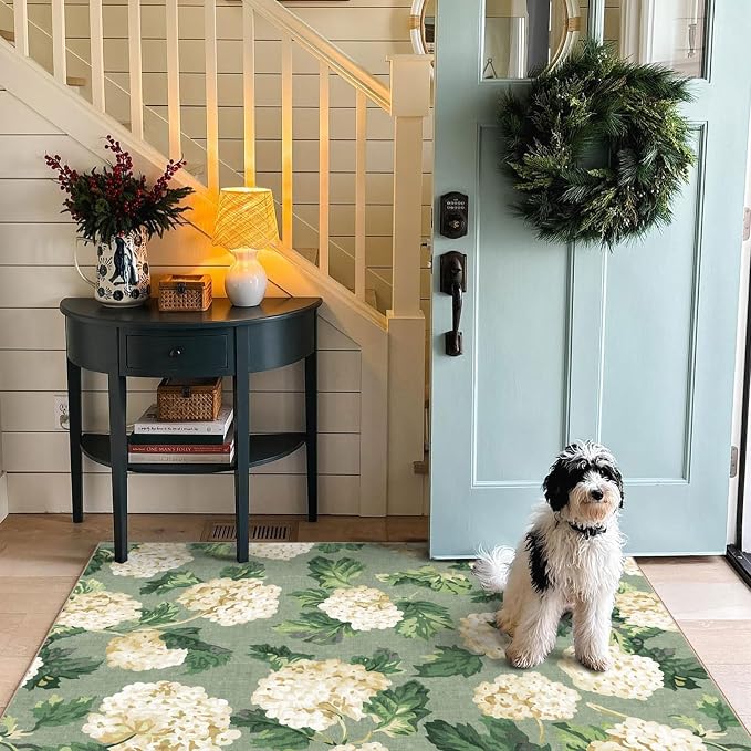 3x5 Floral Entry Rug - Image 8