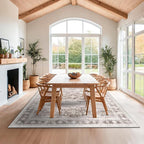 Washable Farmhouse Living Room Rug, 8x10 Area Rugs - Image 3