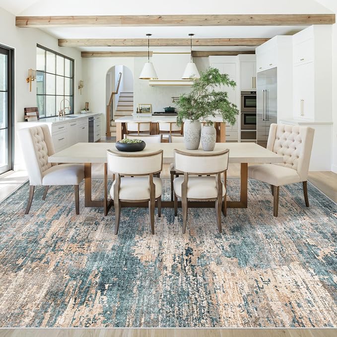 XLUEZ 8x10 Area Rugs for Living Room, Washable Modern Abstract Large Area Rug - Image 5