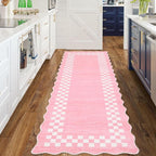 Rug Runners for Hallways 2x8 Washable Kitchen Runner Rug Non Slip Low Pile - Image 2