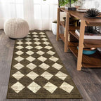 Lahome Zelie Washable Kitchen Runner Rug 2x6, Moroccan Trellis Non Skid Low by Lahome