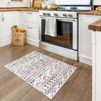 KUTA Moroccan Rugs for Entryway, 2x3 Multi-Color Area Rug Non-Slip Washable - Image 3