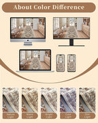 Madane Runner Rug 2'6''x8' Kitchen Runner, Hallway Runner Printed Vintage - Image 9