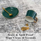 2x6 Non-Slip Washable Kitchen Runner Rug – Modern Coastal Abstract Carpet Runner - Image 7