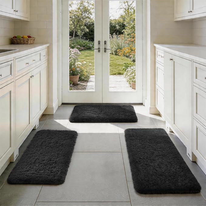 Ophanie Small Rug Washable Non Slip Throw Bedside Area Rugs, Fluffy Soft Mini by Ophanie